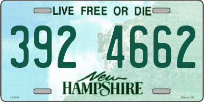 NH license plate 3924662