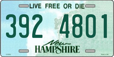 NH license plate 3924801