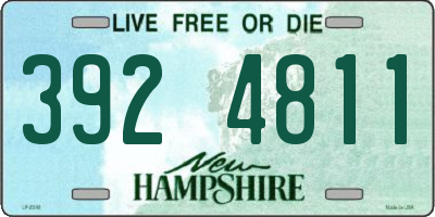 NH license plate 3924811