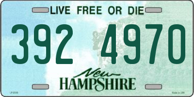 NH license plate 3924970