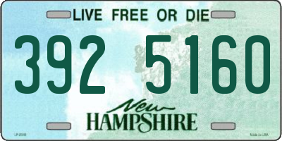 NH license plate 3925160