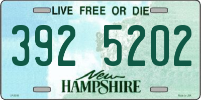 NH license plate 3925202