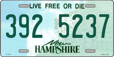 NH license plate 3925237