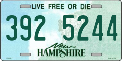 NH license plate 3925244