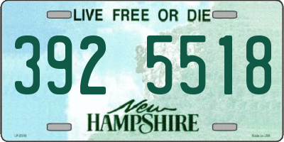 NH license plate 3925518