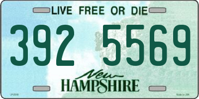 NH license plate 3925569