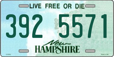 NH license plate 3925571