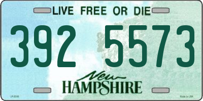NH license plate 3925573
