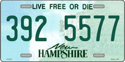 NH license plate 3925577