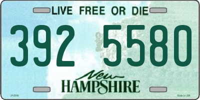 NH license plate 3925580
