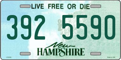 NH license plate 3925590