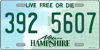 NH license plate 3925607
