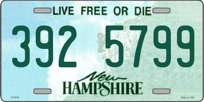 NH license plate 3925799