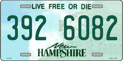 NH license plate 3926082