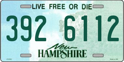 NH license plate 3926112