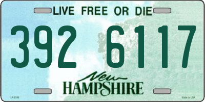 NH license plate 3926117