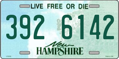 NH license plate 3926142