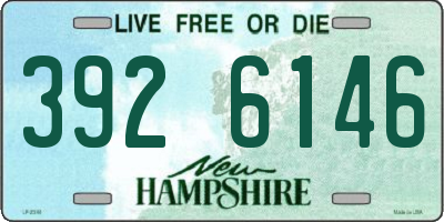 NH license plate 3926146