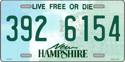 NH license plate 3926154