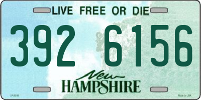 NH license plate 3926156