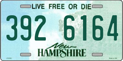 NH license plate 3926164
