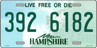 NH license plate 3926182