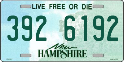 NH license plate 3926192