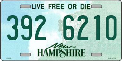 NH license plate 3926210
