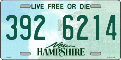 NH license plate 3926214