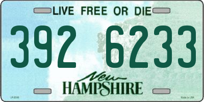 NH license plate 3926233