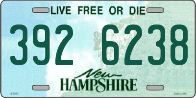 NH license plate 3926238