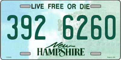 NH license plate 3926260