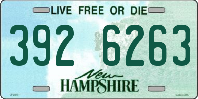 NH license plate 3926263