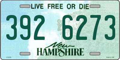 NH license plate 3926273