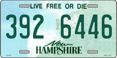 NH license plate 3926446