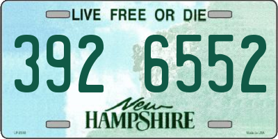NH license plate 3926552