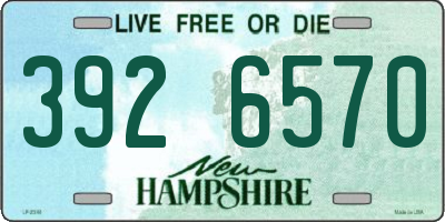 NH license plate 3926570