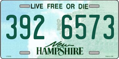 NH license plate 3926573