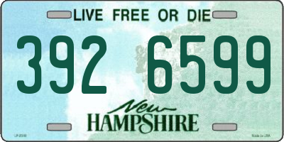 NH license plate 3926599