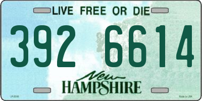 NH license plate 3926614