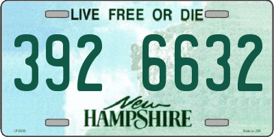 NH license plate 3926632