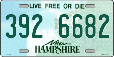 NH license plate 3926682