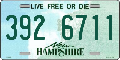 NH license plate 3926711
