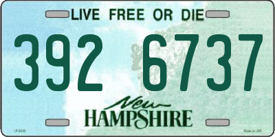 NH license plate 3926737