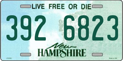 NH license plate 3926823