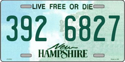 NH license plate 3926827
