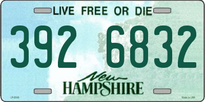 NH license plate 3926832