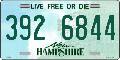 NH license plate 3926844
