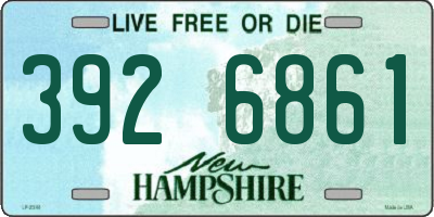 NH license plate 3926861