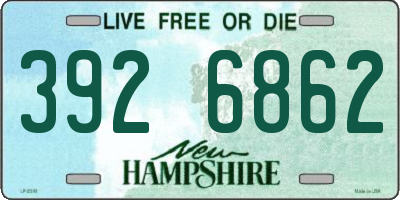NH license plate 3926862